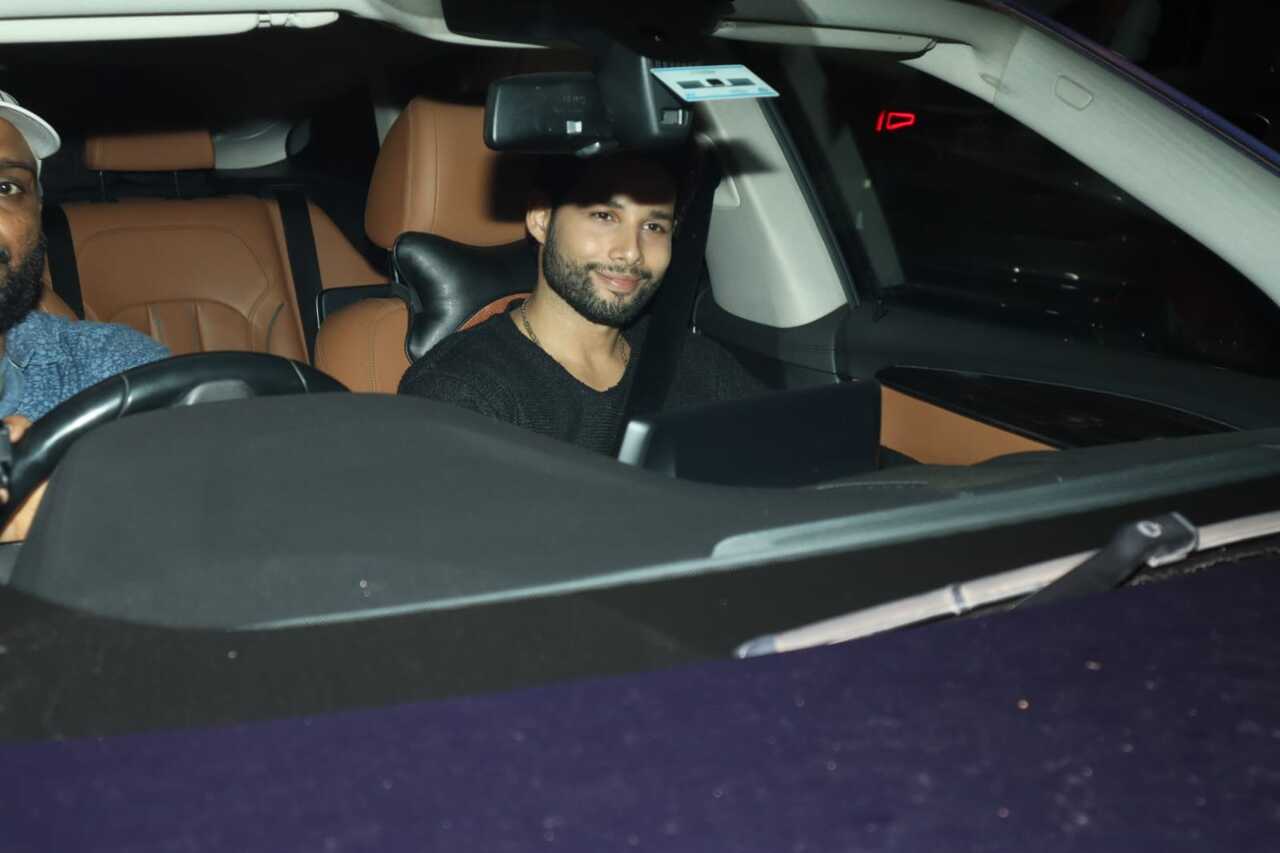 The actor was dressed casually for the screening
